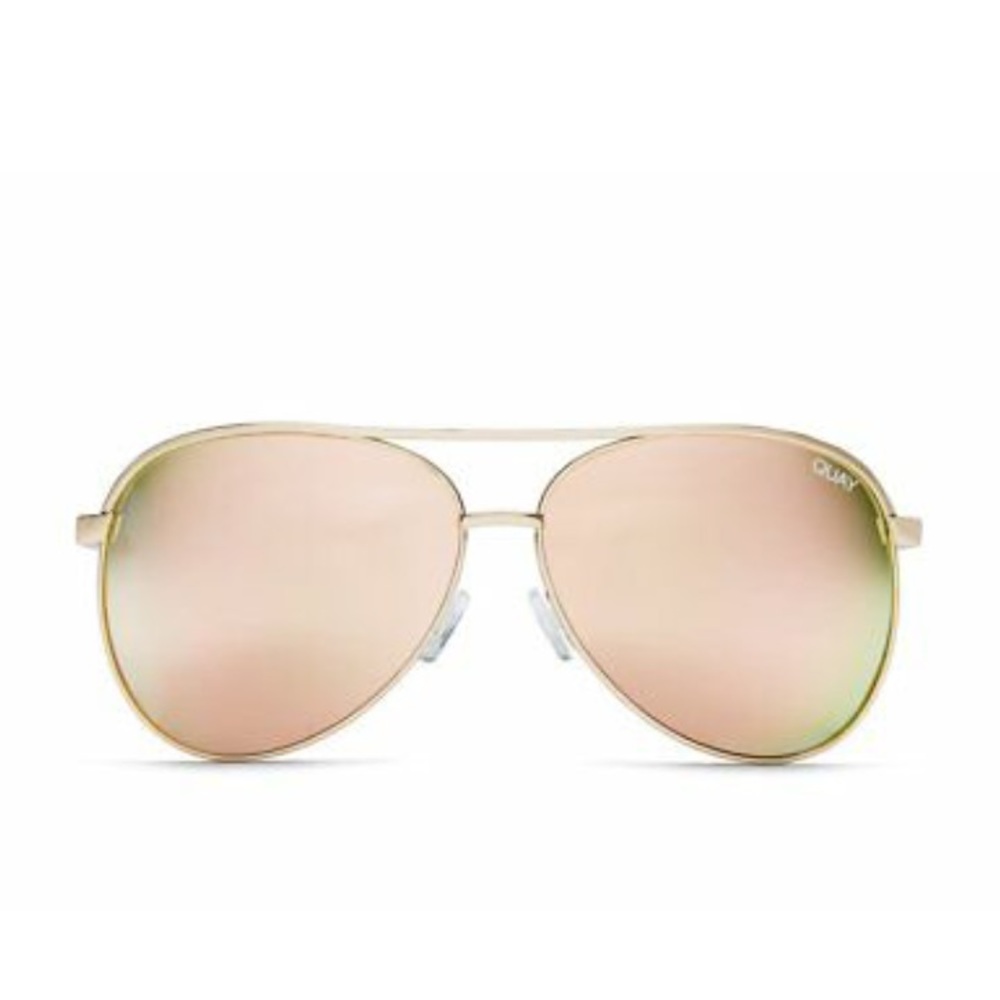 Quay Australia Vivienne Aviators in Rose Gold